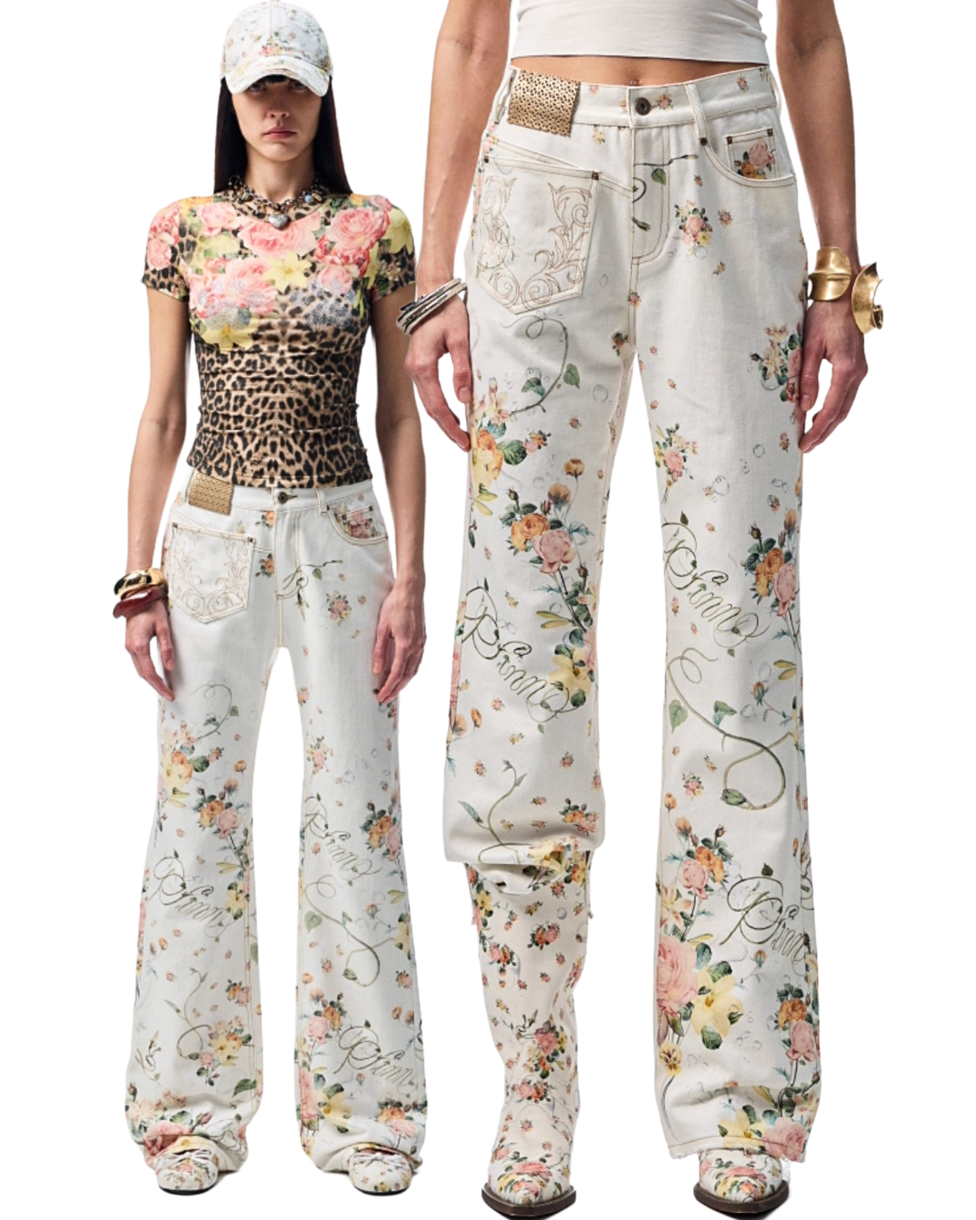 BENEDICTE STRAIGHT-LEG HIGH WAIST JEANS