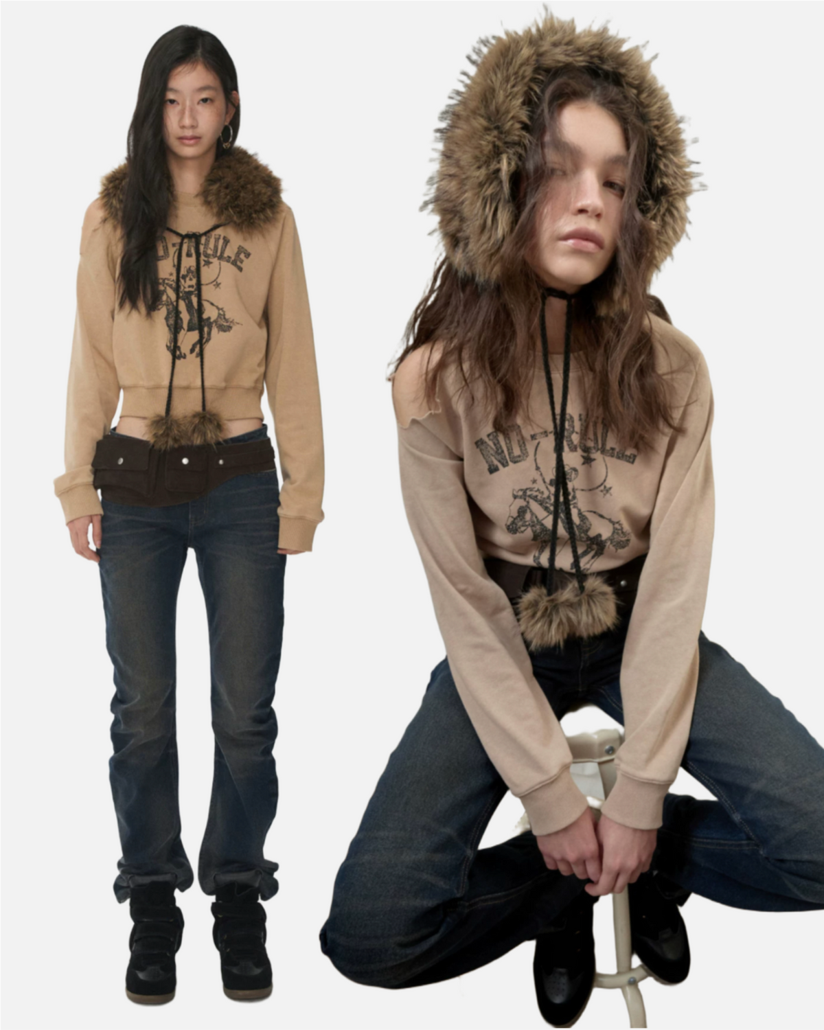 FANCY FUR HOOD SCARF（フード・スカーフ2WAY）