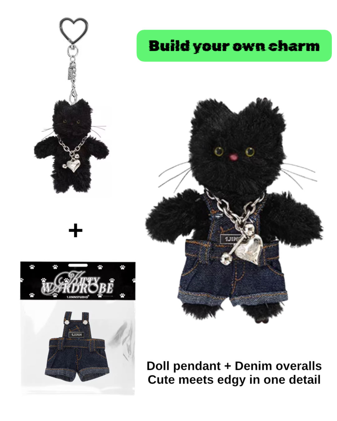 CAT BEST FRIEND PENDANT CHARM – 4styles