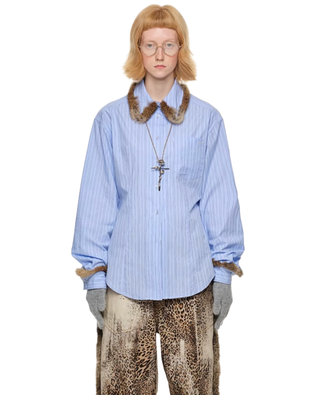 RABBIT COLLAR SHIRT