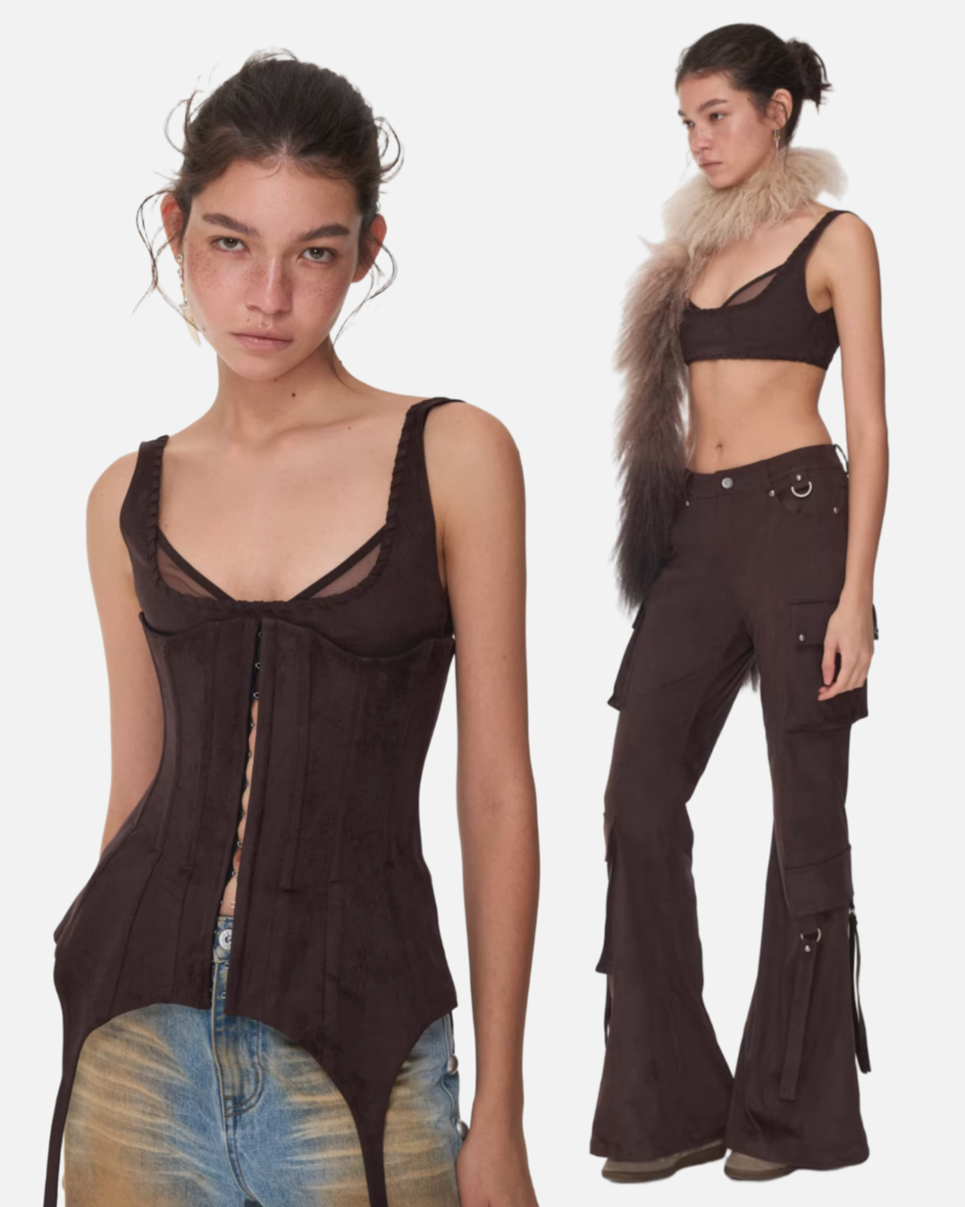ZIGGY SCULPTED CORSET WITH BRA & PANTS – 3colors